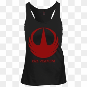 Rogue One Red Logo Juniors Create Your Own Racerback - Sleeveless Shirt, HD Png Download - rogue one logo png