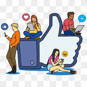 Social Media World Png Image - Sad Reality Of Social Media, Transparent Png - world clipart png