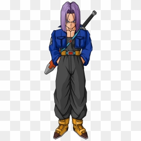 Future Trunks Sword Long Hair By Db Own Universe Arts-d3mzy91 - Trunks Do Dragon Ball Z, HD Png Download - future trunks png