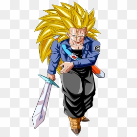 Trunks Super Sayajin 3 Clipart , Png Download - Super Saiyan 4 Future Trunks, Transparent Png - future trunks png