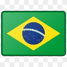 Flag Of Brazil Clip Arts - Brazil Flag, HD Png Download - brazil png