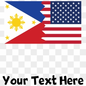 Filipino American Flag Mugs - Philippine Flag, HD Png Download - american flag.png