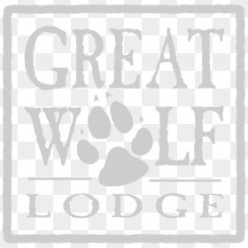 Great Wolf Lodge Clipart Black And White Picture Free, HD Png Download - wolf paw png