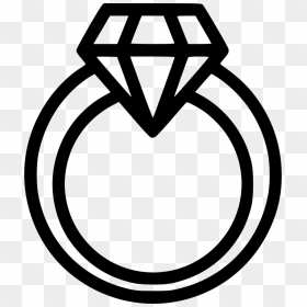 Diamond Ring Svg Png Icon Free Download - Ring Icon Black, Transparent Png - etsy icon png