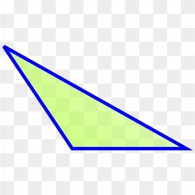 Triángulo Obtusángulo Isósceles - Triangulo Obtusangulo Isosceles, HD Png Download - triangulo png