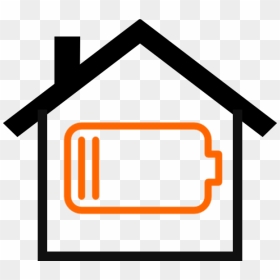 House With Battery - Energy Storage System Icon, HD Png Download - battery icon png