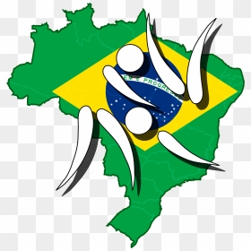 Judo In Brazil - Brazil Fertility Rate Map, HD Png Download - brazil png