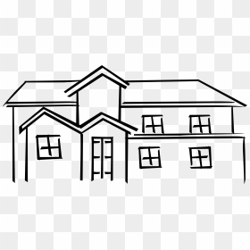 Old House Clipart Transparent - Residence Clip Art, HD Png Download - old house png