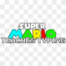 Super Mario Teaches Typing All Caps Aaaaaaaaaaa, HD Png Download - super mario logo png