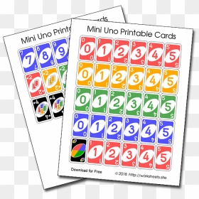 Pdf Printable Uno Cards, HD Png Download - uno cards png