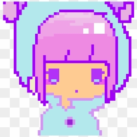 Kawaii Pixel Girl , Png Download - Cookie Swirl C Gif, Transparent Png - kawaii pixel png
