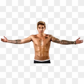 Justin Bieber Png Naked By Maarcopngs - Justin Bieber Mens Health, Transparent Png - muscle man png