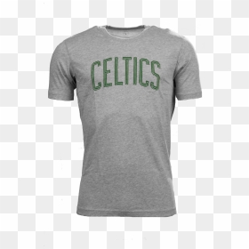 Adidas Boston Celtics Men"s Grey Team T-shirt - Active Shirt, HD Png Download - boston celtics logo png