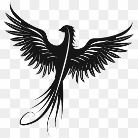 Eagle Silhouette Beak Feather Font - Phoenix Decal, HD Png Download - eagle feather png