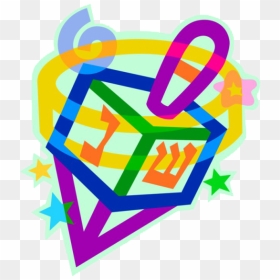 Clip Art Dreidel Png Menorah, Transparent Png - dreidel png