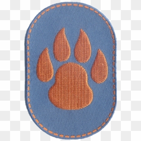 Opstrijk Knielap Hond - Wolvenpoot Afdruk, HD Png Download - wolf paw png