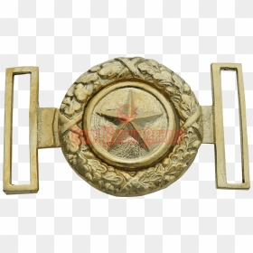 Gold Texas Star And Wreath Belt Buckle, HD Png Download - texas star png