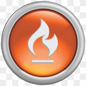 Heating Icon - Circle, HD Png Download - heat png
