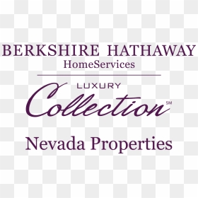 Nv Lux Logo Sm Pms7659c By Team Carver Luxury Real - Berkshire Hathaway Home Services Nevada Properties, HD Png Download - berkshire hathaway logo png