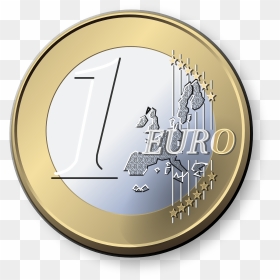 Euro Coin Transparent, HD Png Download - coin icon png