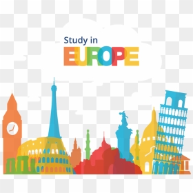 Study In Europe, HD Png Download - europe png