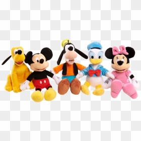 Mickey Mouse Clubhouse Bean Plush - Mickey Mouse Plush, HD Png Download - mickey mouse clubhouse characters png