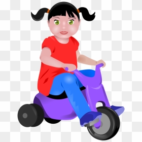 Tricycle Clip Art, HD Png Download - toddler png