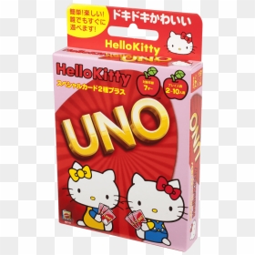 Hello Kitty Uno Cards - Hello Kitty, HD Png Download - uno cards png