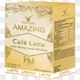 Amazing Cafe Latte With Barley And Alkaline - Amazing Cafe Mocha With Barley And Alkaline, HD Png Download - barley png