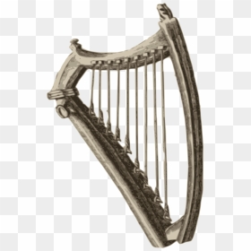 Celtic Harp Png Clipart , Png Download - Harp Png Transparent Background, Png Download - harp png