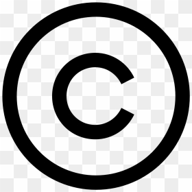 Copyright Symbol Png Transparent Images - Creative Commons, Png Download - copyright logo png