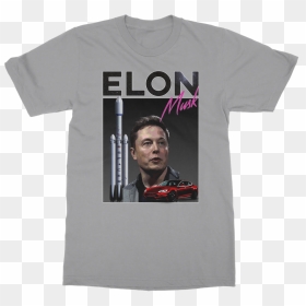 Elon Musk ﻿classic Adult T-shirt - T-shirt, HD Png Download - elon musk png