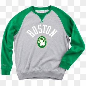 Yankees Sweatshirt Crew Mitchell Ness, HD Png Download - boston celtics logo png