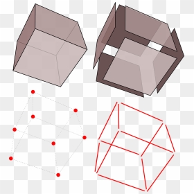 Geometric Square Vs Cube, HD Png Download - perspective grid png