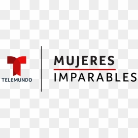 Logo Mujeres Imparables Color Black Rgb - Graphic Design, HD Png Download - telemundo logo png