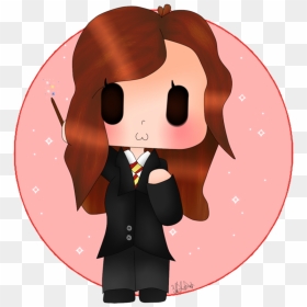Hermione Granger Chibi [harry Potter] By Melonbunniii, HD Png Download - hermione granger png