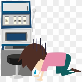 Slot Machine Loser Clip Arts - Slot Machine Crying, HD Png Download - slot machine png