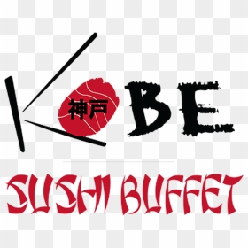 Kobe Sushi Buffet Logo - Sushi Sign, HD Png Download - kobe logo png