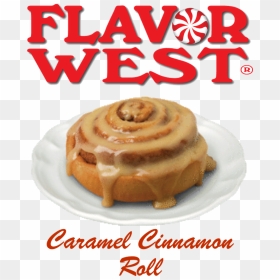 Caramel Cinnamon Roll Concentrate By Flavor West - Cinnamon Roll, HD Png Download - cinnamon roll png