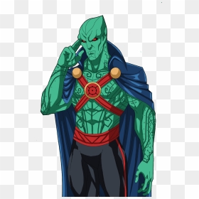 Batman And The Justice League Wiki - J Onn J Onzz, HD Png Download - martian manhunter png