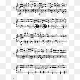 Rock N Roll Sheet Music Composed By Skrillex 2 Of - Love On The Brain Partitura Piano, HD Png Download - skrillex png