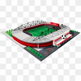 56164 Soccer Stadium 01 - Soccer-specific Stadium, HD Png Download - perspective grid png