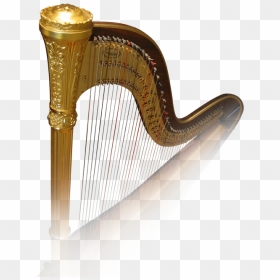 Girls And Harp, For Computer Cashadvance6online - Gold Harp, HD Png Download - harp png