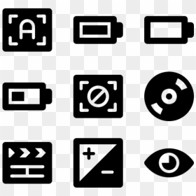 Transparent Background Social Icons, HD Png Download - battery icon png