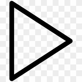 Right Arrow Triangle, HD Png Download - play button icon png