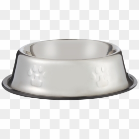 18cm Stainless Steel Dog Bowl With Rubber - Bangle, HD Png Download - dog bowl png