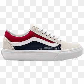 Vans Old Skool Retro Block, HD Png Download - white vans png