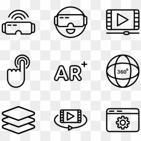 Curriculum Vitae Icons Png, Transparent Png - virtual reality png