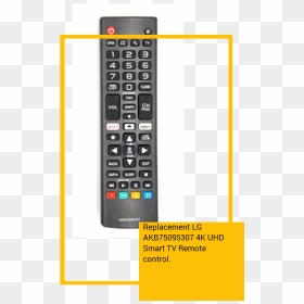 Transparent Tv Remote Png - Controle Lg Com Tecla Simplik, Png Download - tv remote png