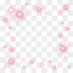 Freetoedit Frame Pink Square Lights Sparkles Light - Pink Sparkle Frame Png, Transparent Png - pink sparkles png